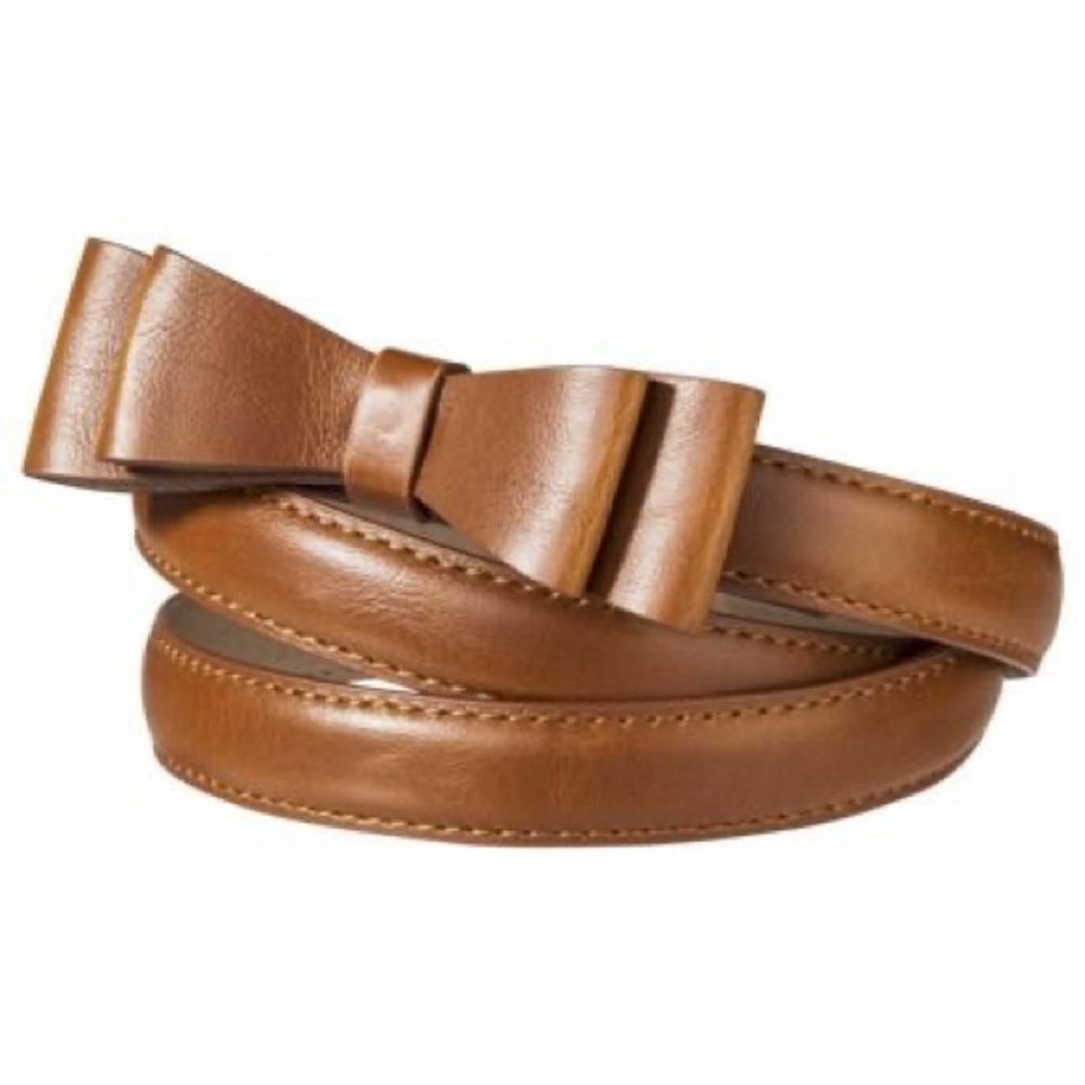 Mossimo Supply Co. Bow Belt in Tan